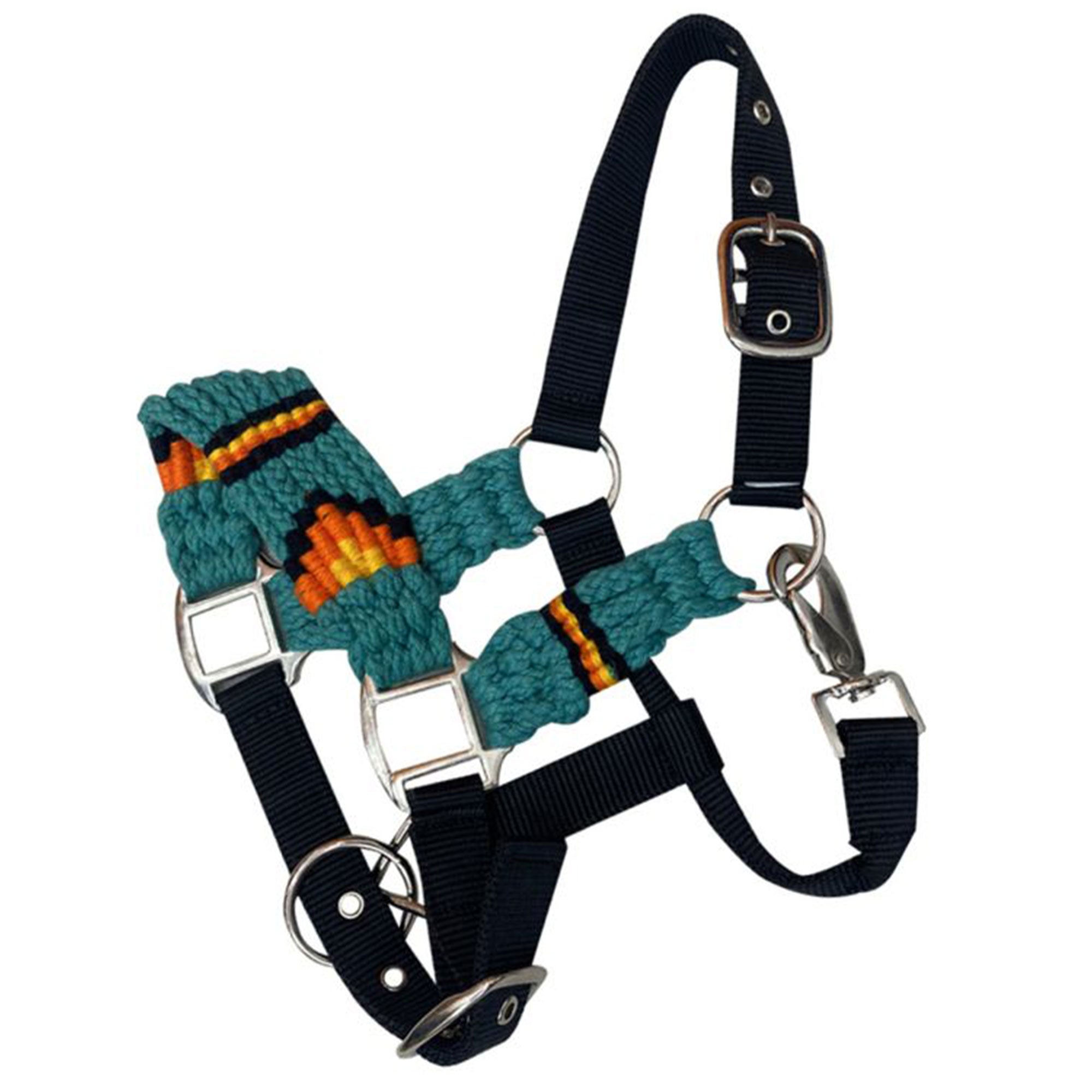 Showman Southwest Cotton Corded String Nylon Halter - Pony Sized