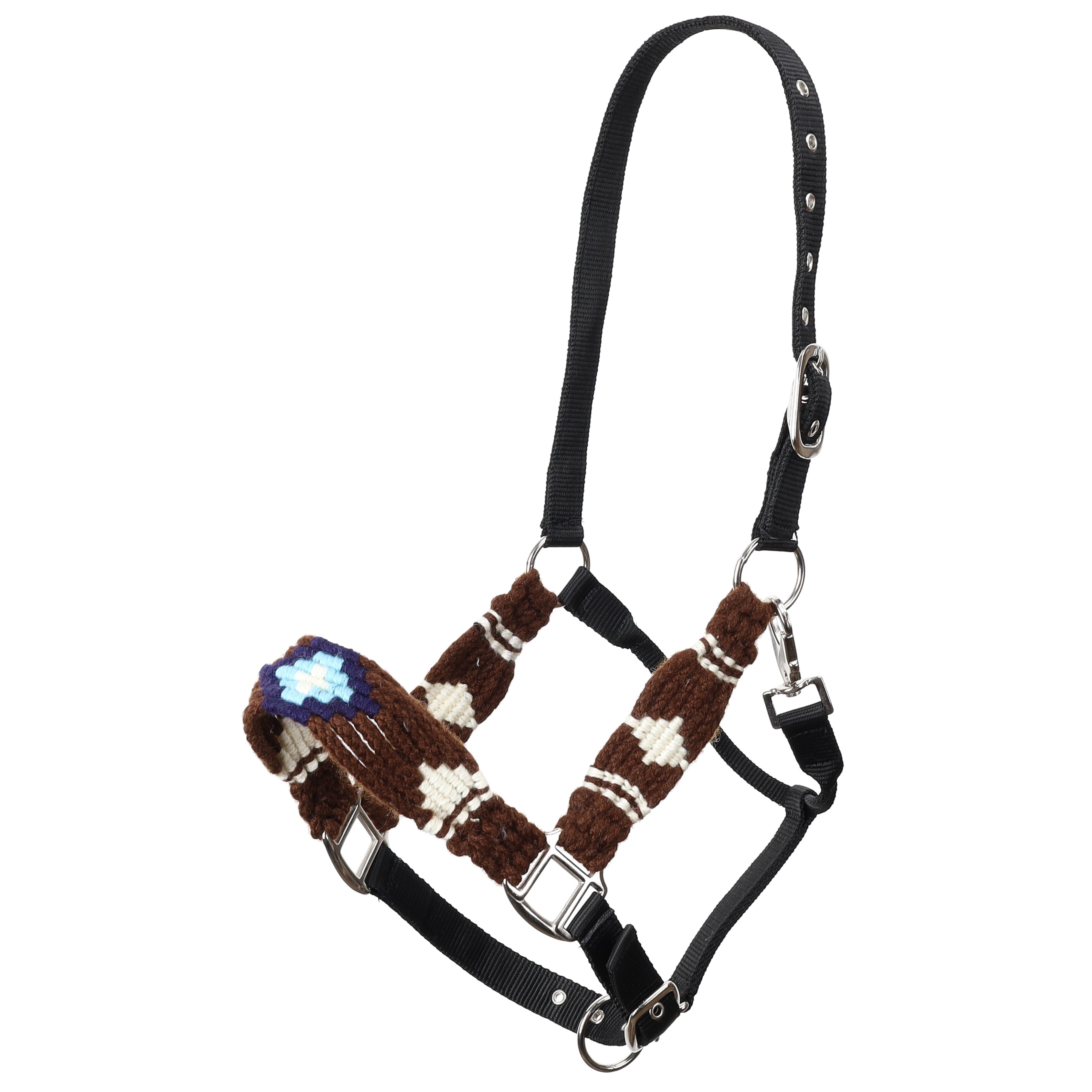 Showman High Desert Mohair Wool Bronc Halter