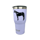 30 oz Insulated Standing Horse Purple Tumbler