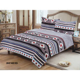 Queen Size 3 pc Borrego comforter set with southwest design