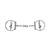 Showman Cowgirl Legacy Stainless Steel D-Ring Dogbone Snaffle Bit