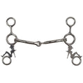 Showman Trailside Cowgirl Stainless Steel JR Cowhorse Bit with Smooth Snaffle