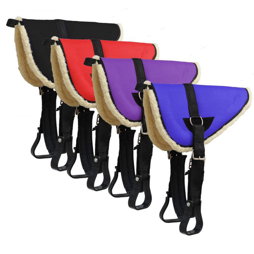 Youth/Pony Nylon Top Bareback Pad with Kodel Fleece Bottom
