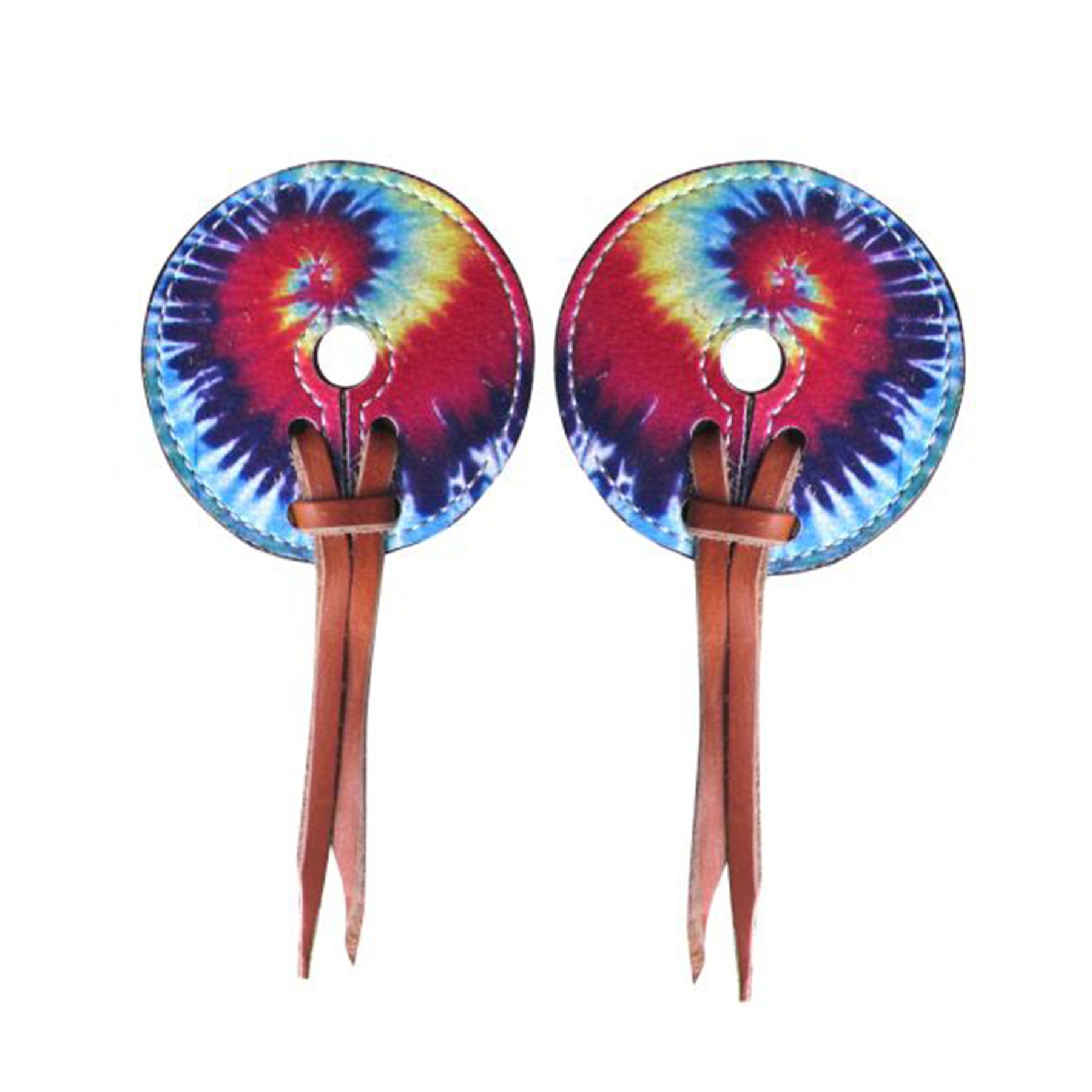 Leather Tie Dye Bit Guards