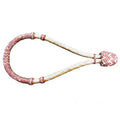 Showman Natural Braided Rawhide Core Bosal with Red Accents