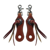 Showman scalloped slobber straps with easy scissor snap attachment