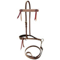 Showman Roughout Tie Down Noseband and Strap