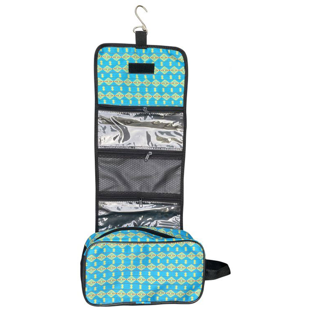 Showman Teal Aztec Roll-Up Accessory Bag