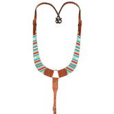 Showman Serape Print Leather Pulling Collar