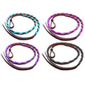 Showman Medium Leather Over & Under with Colored Braided Accents