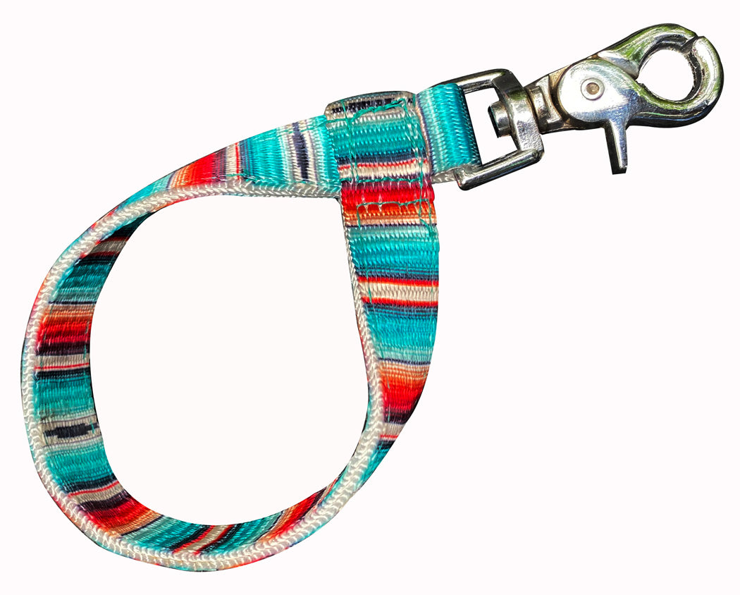 Showman Premium nylon Serape print Tie down Keeper