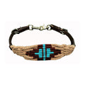 Showman Tan Wool Blend Multi Strand Wither Strap