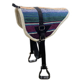 Showman Serape Navaho Design Bareback Saddle Pad with Kodel Fleece Bottom