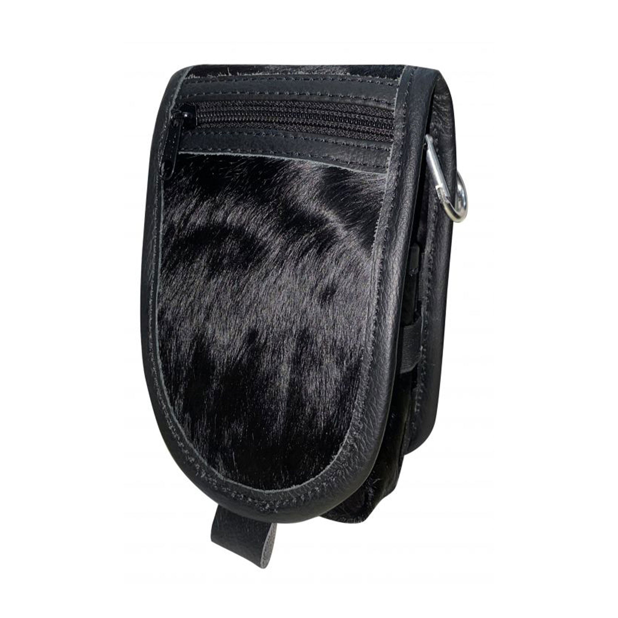 Showman Hair on Cowhide Cell Phone/Accessory Case - Black