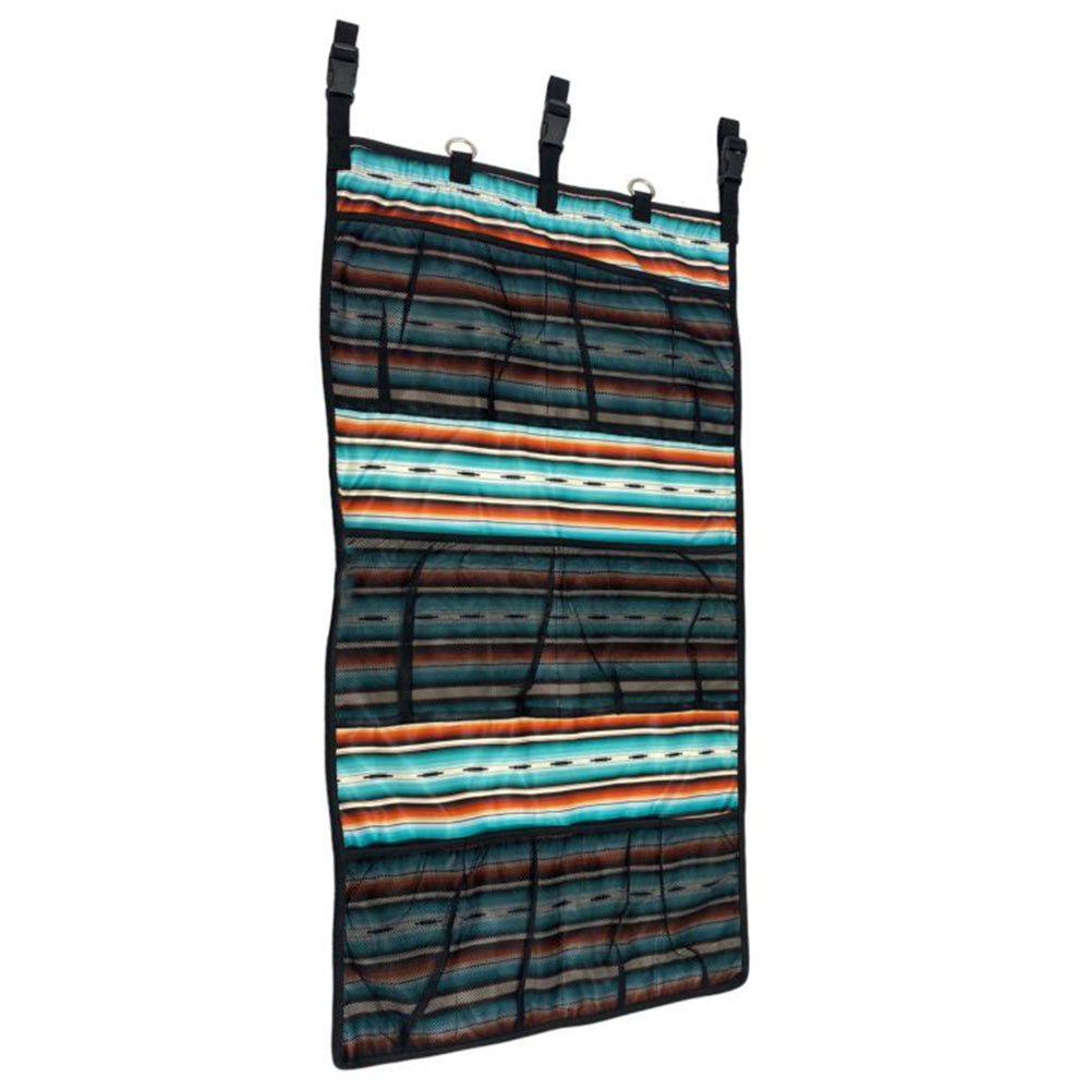 Showman Teal Serape Hanging Trailer Organizer