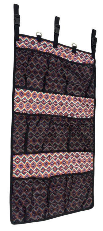 Showman Bright Pink Aztec Hanging Trailer Organizer