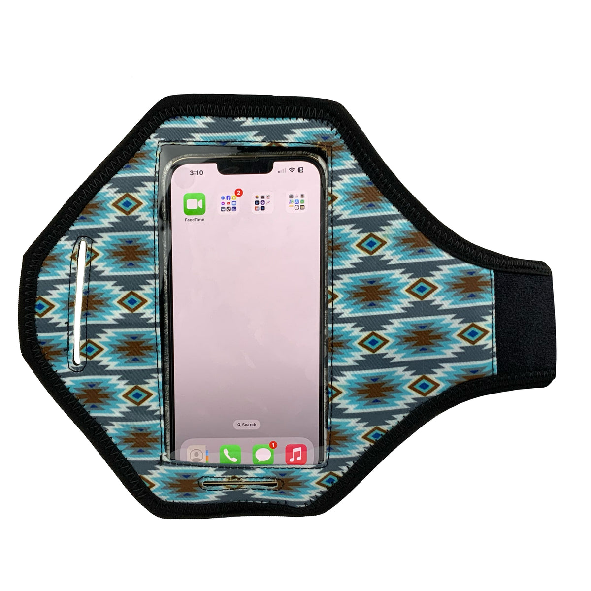 Showman Gray Blue Aztec Phone Holster