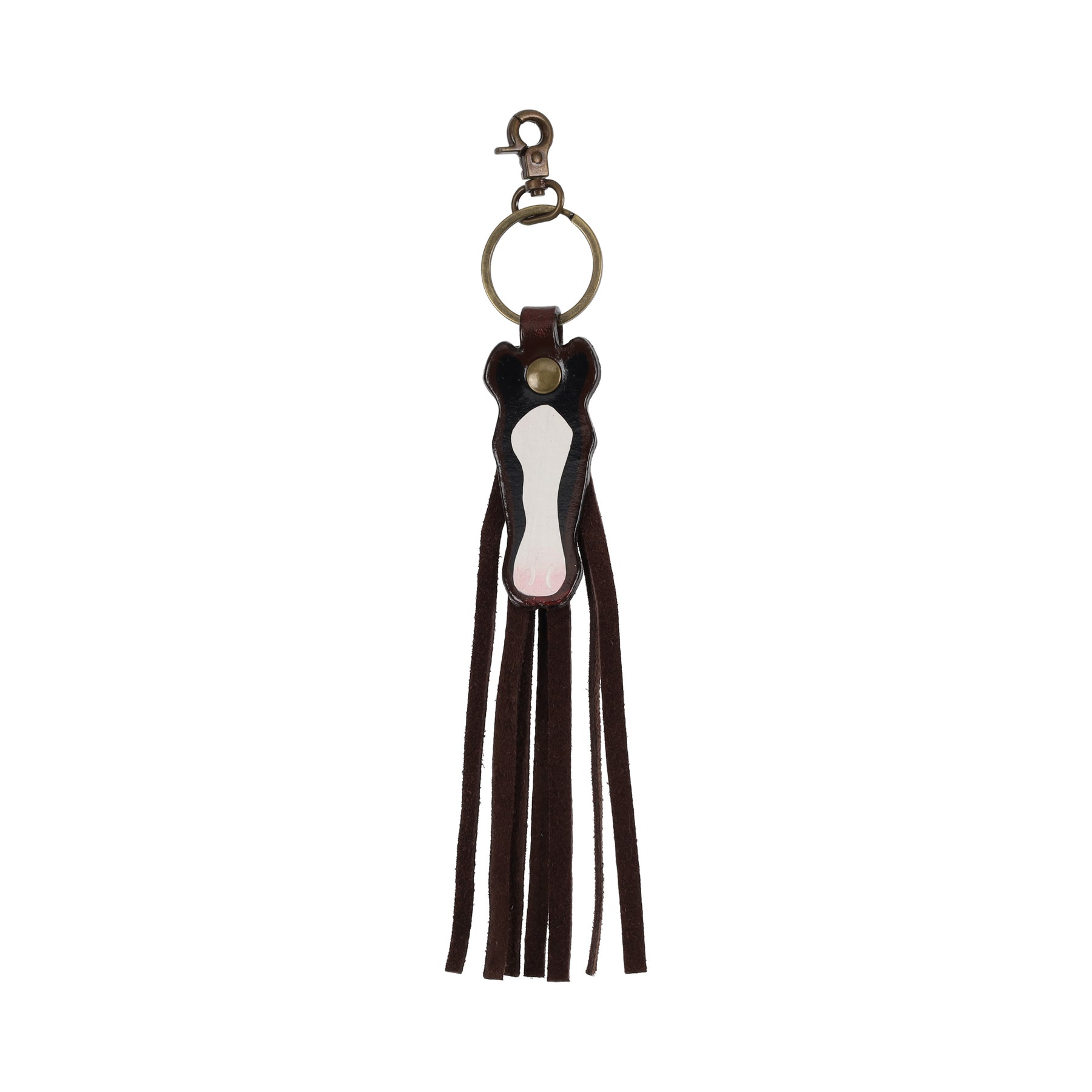 Showman Horse Head Key Chain - Black