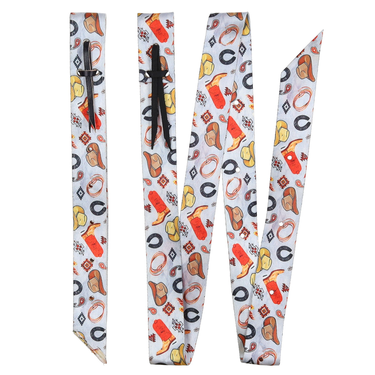 Showman Wild West Nylon Tie Strap and Off Billet Set