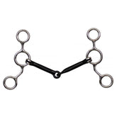 Showman stainless steel JR Cow-horse bit with 5 1/4" shanks