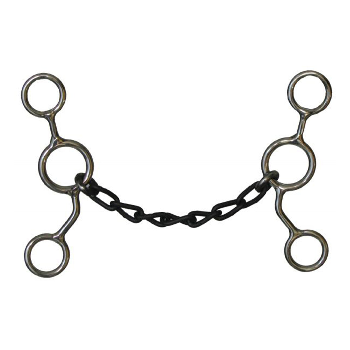 Showman stainless steel JR Cow-horse bit with 5" cheeks