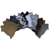 Cowhide Shaped Coasters - Sold Individually