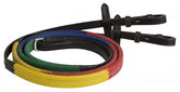 Showman Multi-colored English training reins