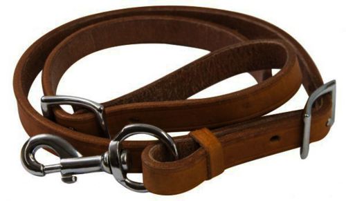 Showman Argentina cow leather tie down strap