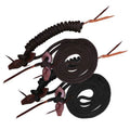 Showman 22' Nylon Mecate Reins with Slobber Straps