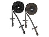 Showman 54" rubber English reins