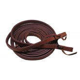 Showman 5/8" x 8ft Argentina cow leather split reins