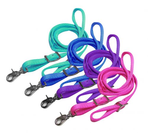 Showman Pony/Youth 6ft nylon contest reins