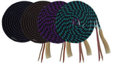 Showman 23' Nylon braided Mecate Reins with Horse Hair Tassel