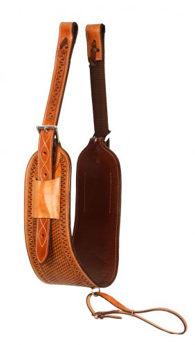 Showman heavy duty 7" leather backrigging