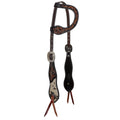 Showman Wildflower Hide One Ear Headstall