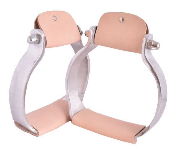 Showman Aluminum Flat Bottom Oxbox Stirrup