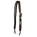 Showman Feather and Hide Split Ear Headstall