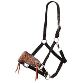 Showman Magnolia Black Nylon Bronc Halter