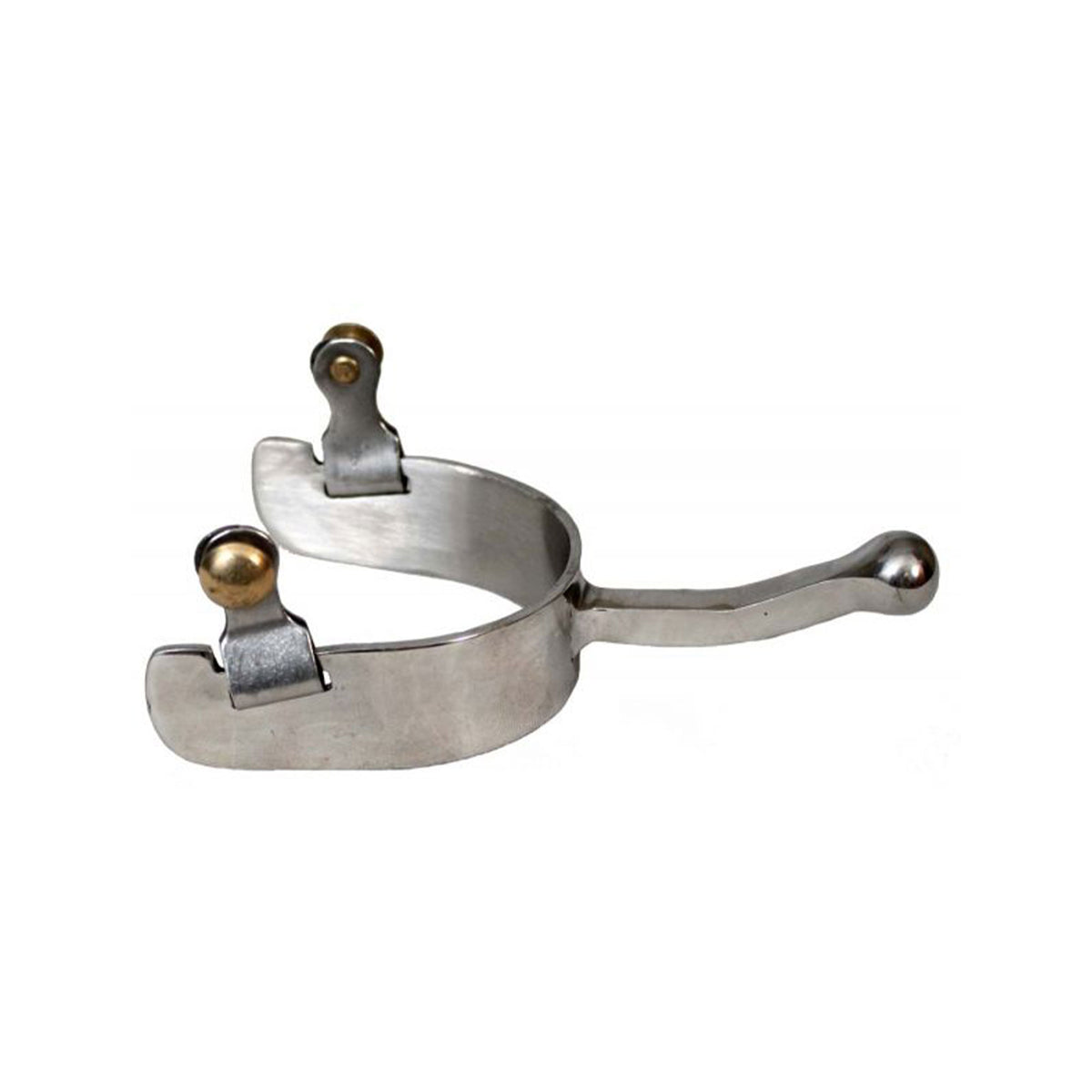 Showman Stainless Steel Ball End Equitation Spurs