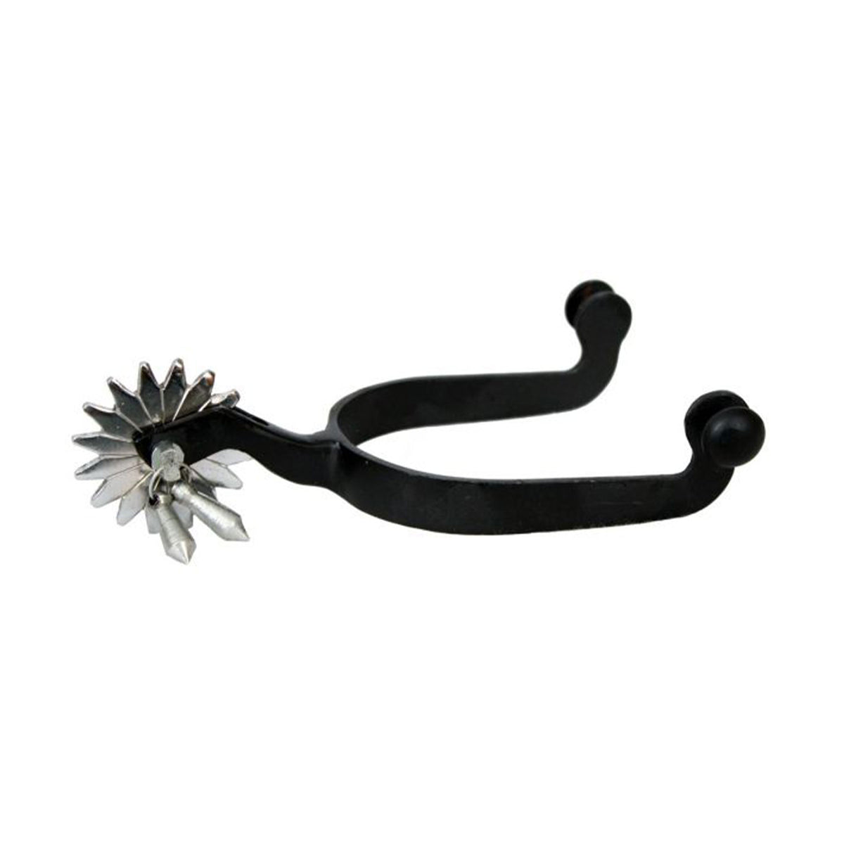 Showman Men's Blued Steel Jingle Bob Spurs