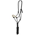 Showman Cowboy Knot Halter with Rawhide Nose - Natural