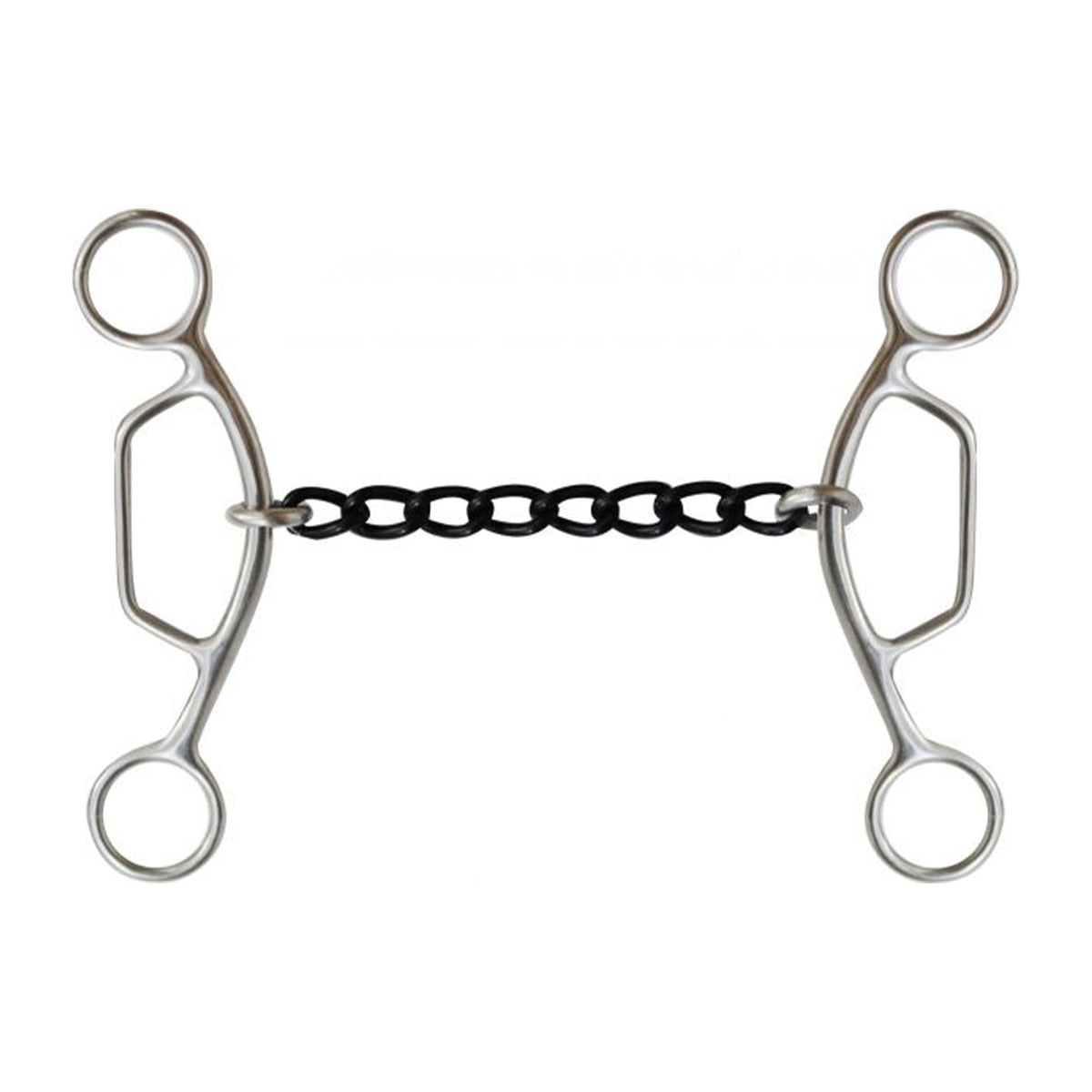 Showman stainless steel sliding gag bit with 6