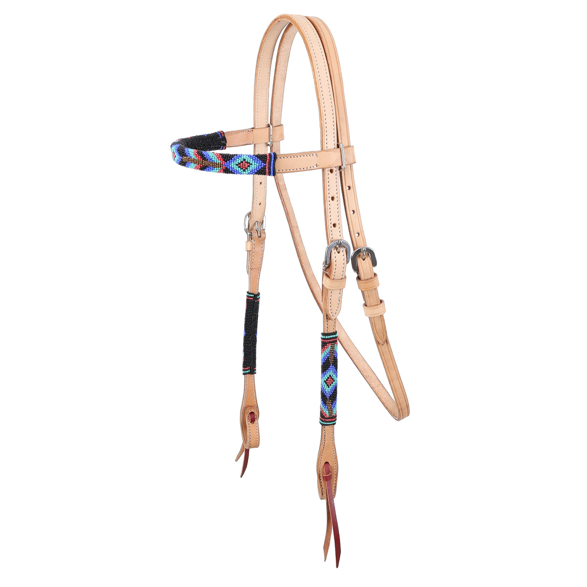 Showman Galaxy Beaded Browband Style Headstall