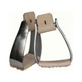 Showman Lightweight Angled Aluminum Roper Stirrups