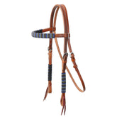 Showman Royal Beaded Browband Style Headstall