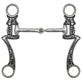 Showman 5" Stainless Steel Seven Cheek Snaffle Bit