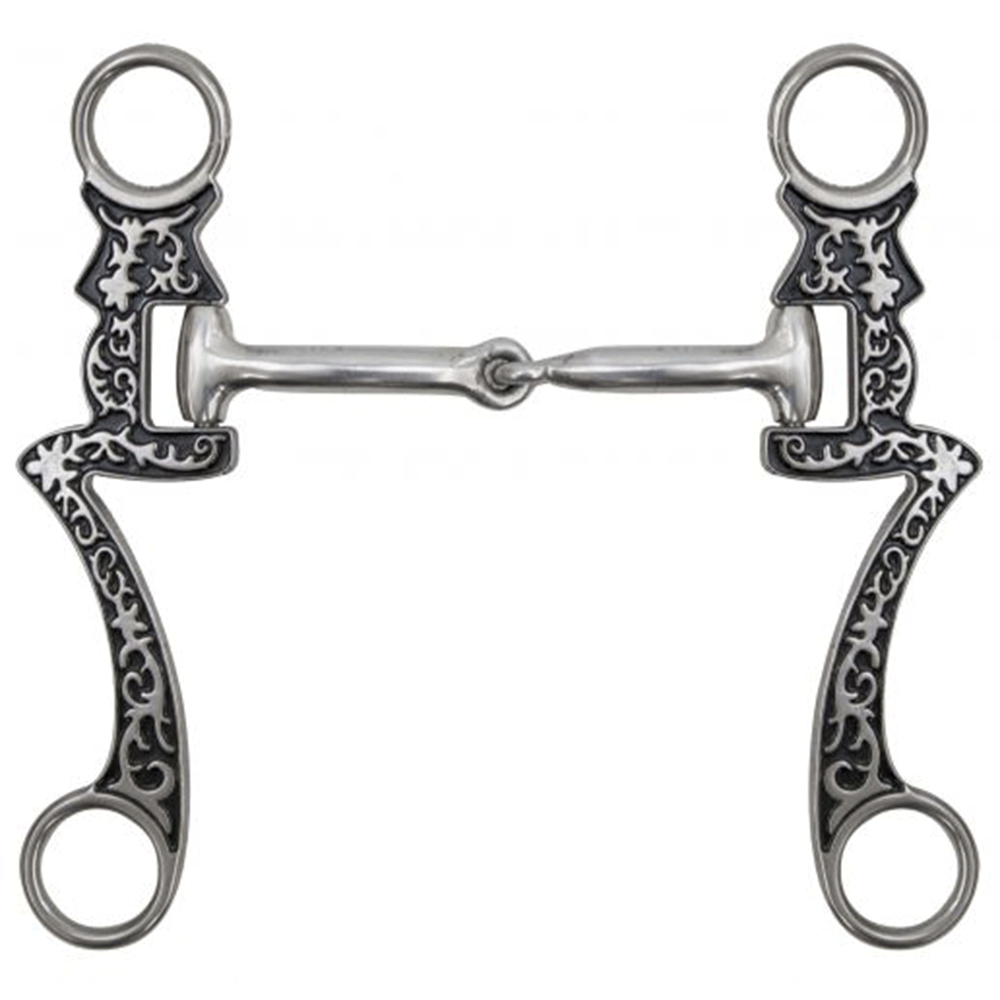 Showman 5" Stainless Steel Seven Cheek Snaffle Bit