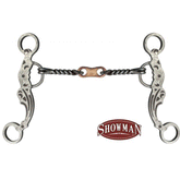 Showman 5" Twisted mouth with copper dogbone