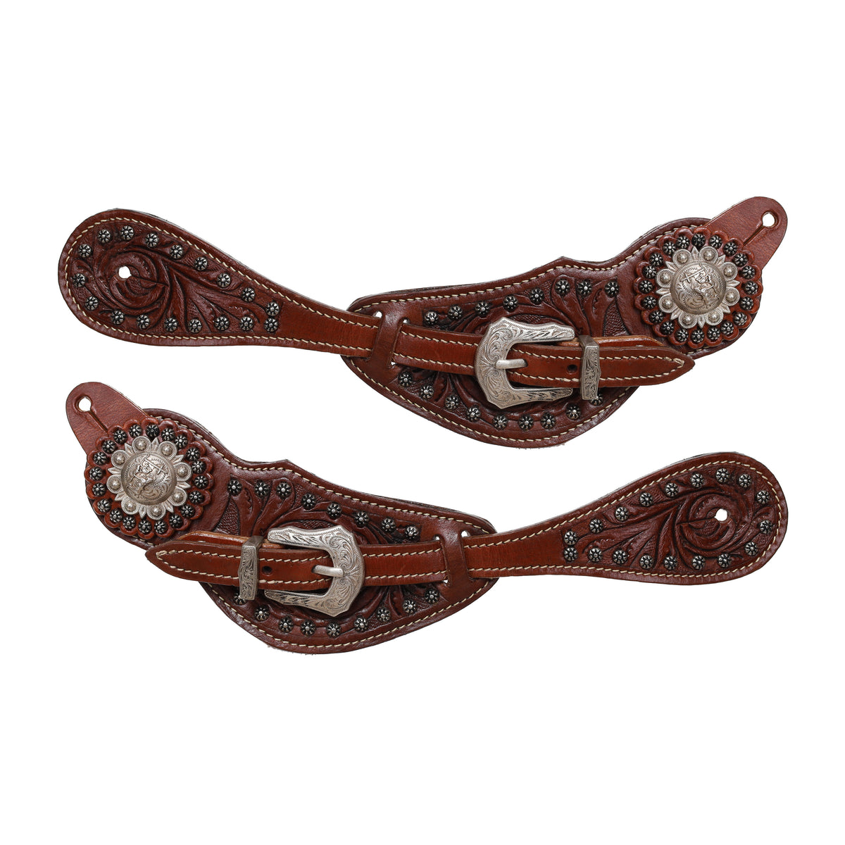 Showman Men's Praying Cowboy Spur Strap