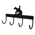 15" Portable Flat Tack Bar with Reining Horse Design